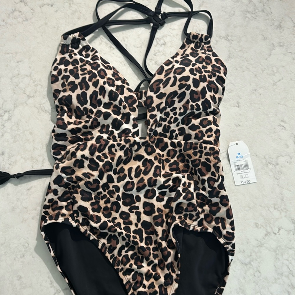 Leopard bathing suit
